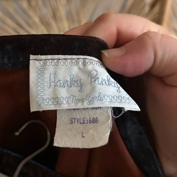 Vintage Hanky Panky Velvet Midi Skirt - Picture 4 of 5